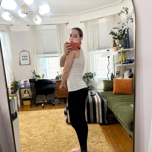 James Perse Soft Pink Ribbed Longline Women's Sleeveless Tank Top - Sz 1 - Picture 6 of 12